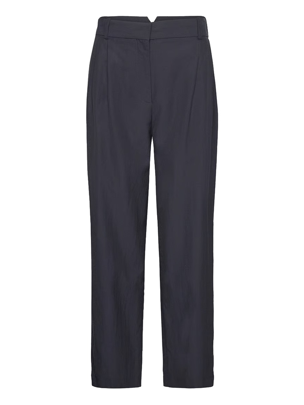Ba & sh Fabio straight leg high rise pleated pants marine 2